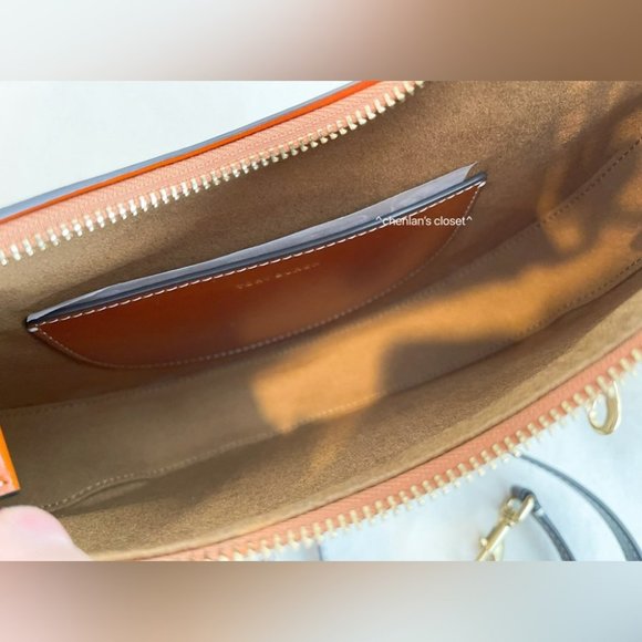 🔥NeW! Tory Burch T Monogram Haircalf Mini Crescent Bag - Picture 8 of 15